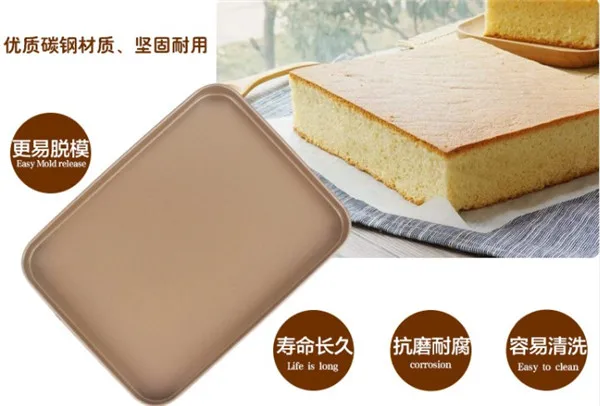10 дюймовая шпилька прямоугольный формочка для торта хлеба жареной курицы лоток