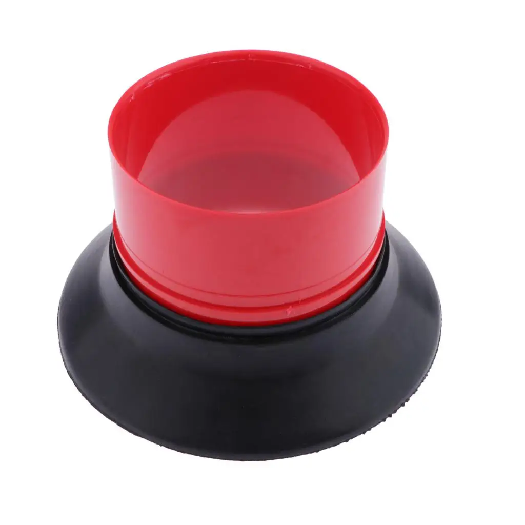 

Premium ABS Bass Drum Enhancer with Bass Drum Port Hole Protector (Red) Sound Great, Durable