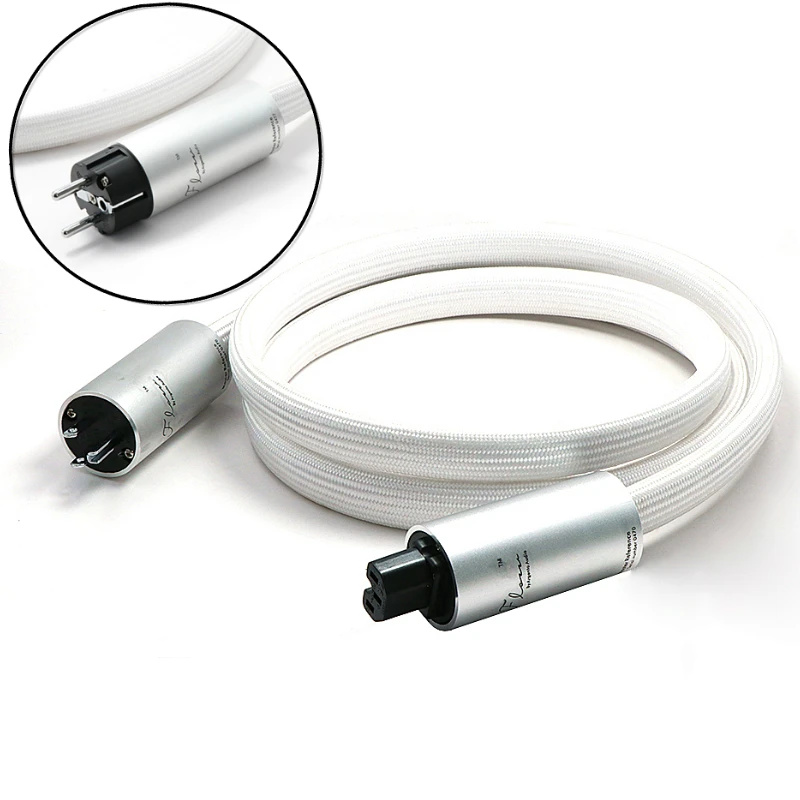 

Hi-Fi аудио кабель Argento главный поток Мощность кабели US / EU версия Мощность кабель 2 м