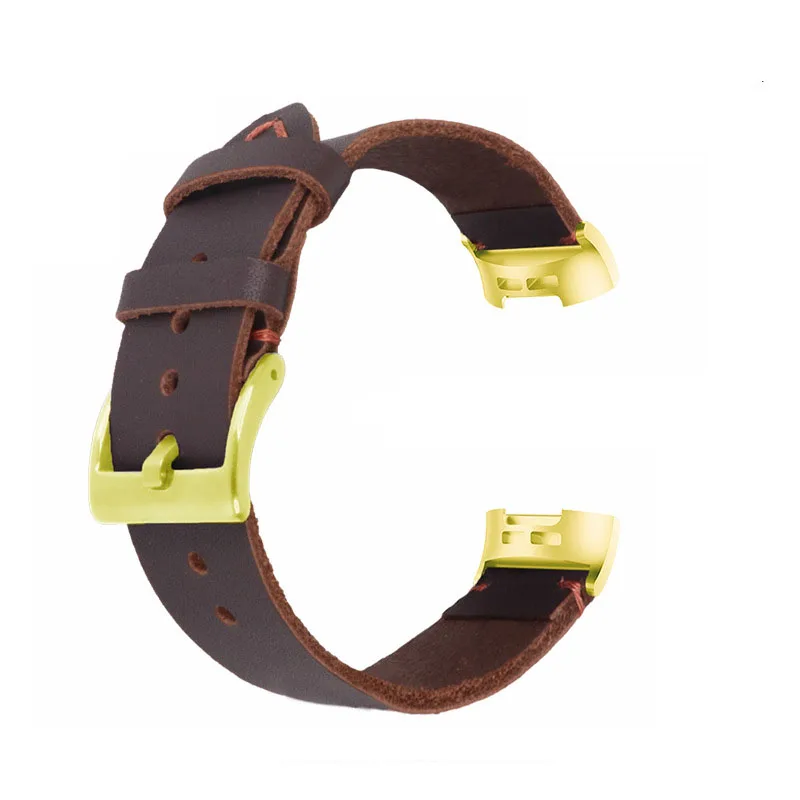 Color5 Высококачественный кожаный ремешок для Fitbit Charge 3 Band, сменный ремешок для Fitbit Charge 3 Charge3, браслет - Цвет: Color5