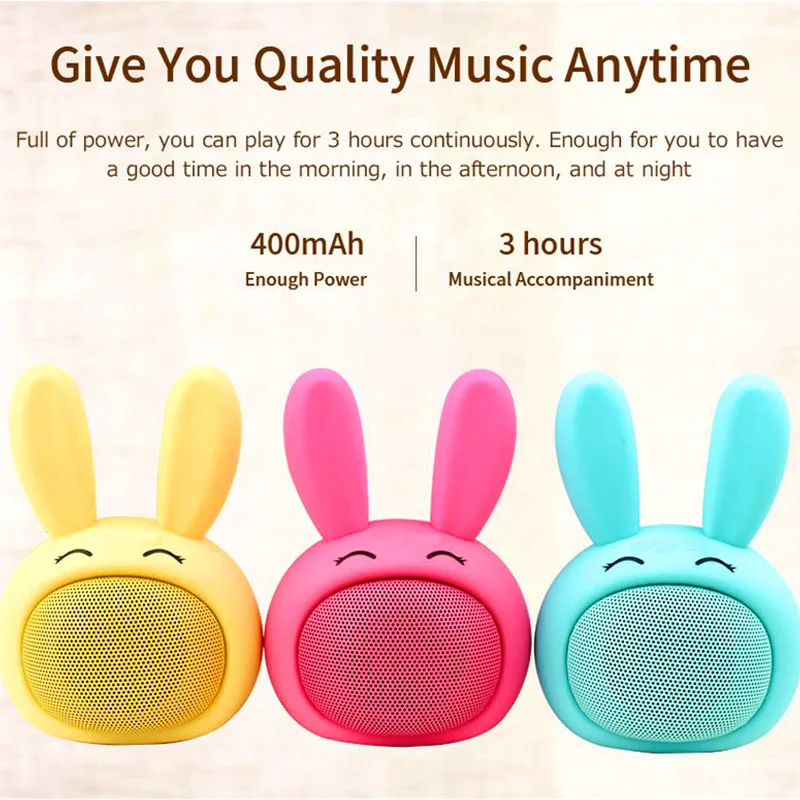 

Cute Innovative Wireless Bluetooth Speaker Mini Portable Smart HIFI Speaker Mini Portable Bluetooth Speaker