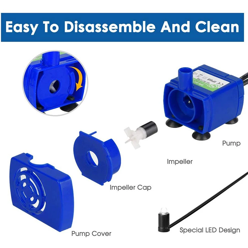 2.5L Новый мини питомец кошка диспенсер для воды насос дома замена чаша питьевой