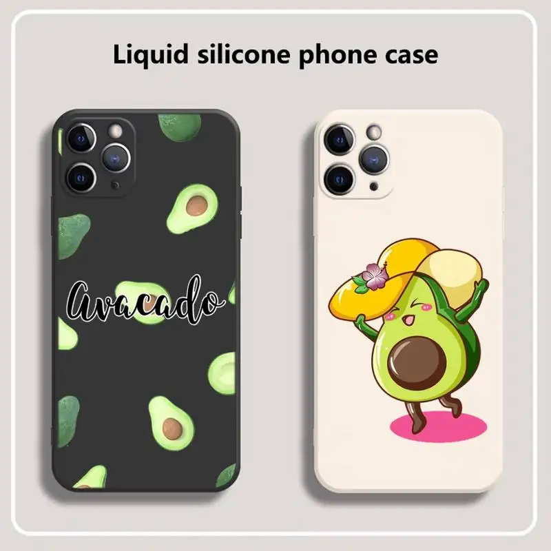

avocado aesthetic cute fashion Phone Case for iPhone 13 12 11 mini pro XS MAX XR 8 7 6 6S Plus X 5S SE 2020