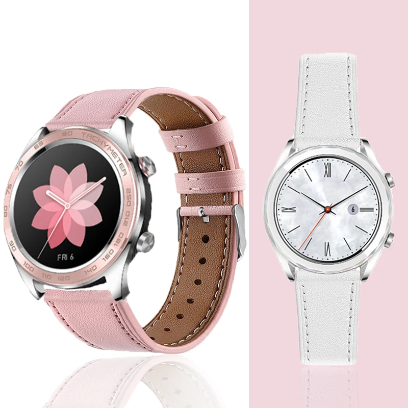 Ремешок кожаный для Huawei watch GT 2E GT2 46 мм/Honor magic dream/magic2 мм|Смарт-аксессуары| |