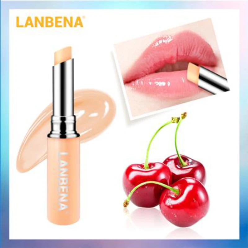 LANBENA Хамелеон бальзам для губ контроль температуры питательный увлажняющий уменьшает линии губ красота Макияж Губы уход