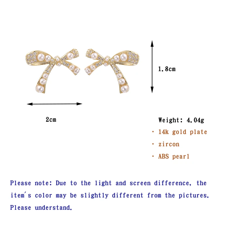 

ONYSS 2021 New Fashion Women Beautiful Jewelry Earring Boho Butterfly Pearl Earring CZ Zircon Gold Earring