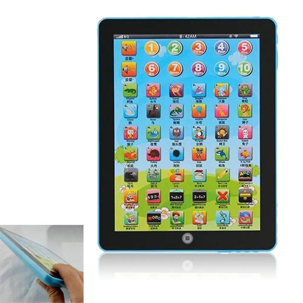 Мини планшет для детей первого обучения английскому обучающая игрушка подарок