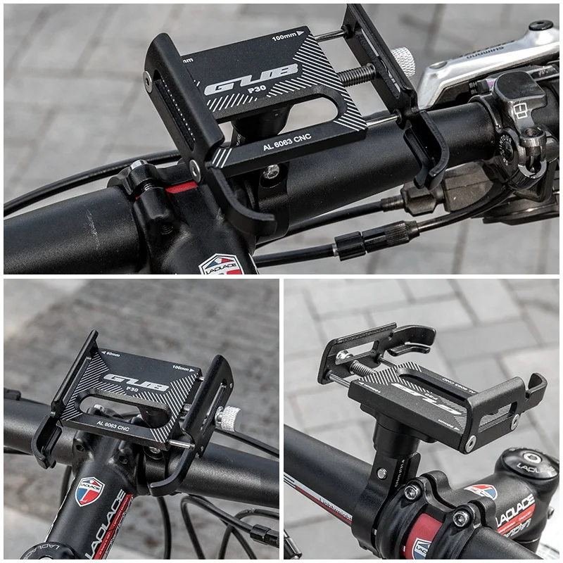 

Bicycle Phone Holder Aluminum Rotating Phone Holders Universal Bike Motorcycle Handlebar Clip Stand Mount Cell Phone Holder