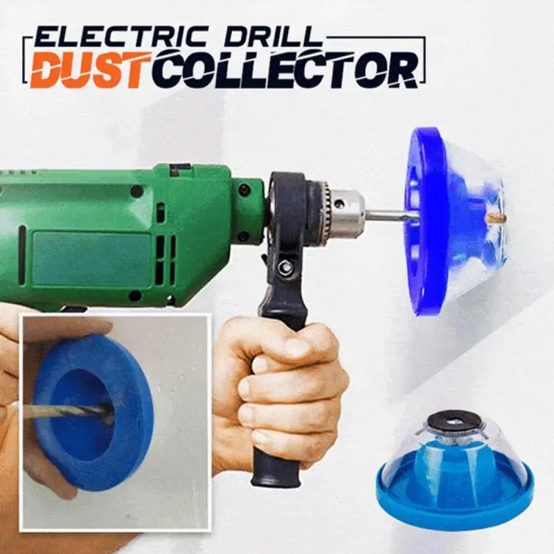 

New DIY Drill Dust Collector Electric Hammer Drill Dust Collector For Home Reusable Drilling Woodworking Power Tools Accessories