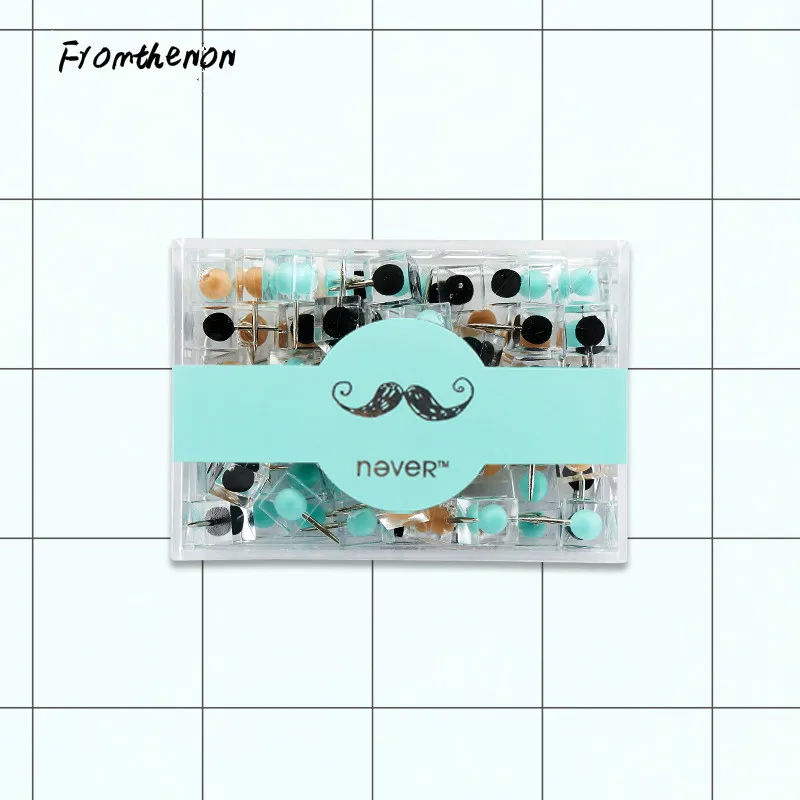 80шт металлические штанги для больших пальцев цветные штифты акриловые защитные