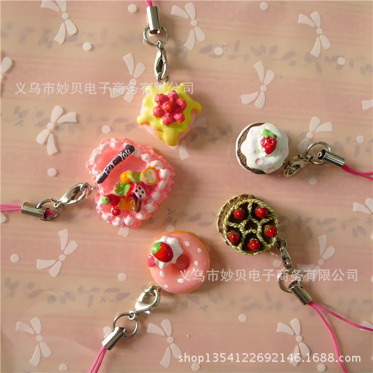 10 шт. искусственное пищевое украшение для торта плоская спинка кабошон Kawaii DIY из