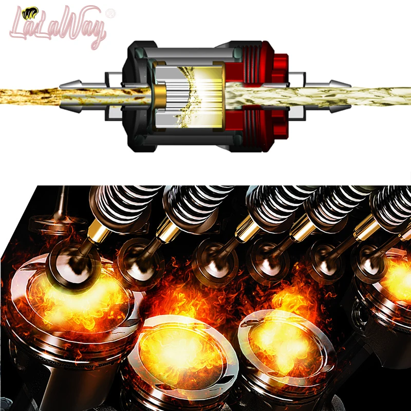 Универсальные Металлические топливные фильтры 1/4 дюйма с сильным магнитом для