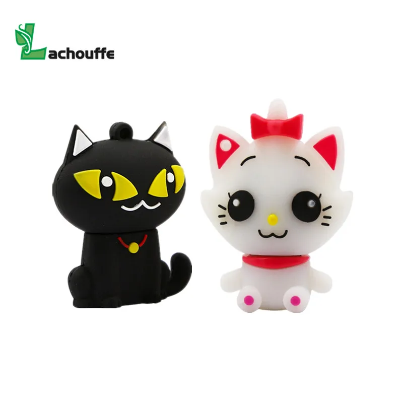 Usb флеш накопитель с милыми мультяшными животными котами 4 ГБ 8 16 32 64 ГБ|USB
