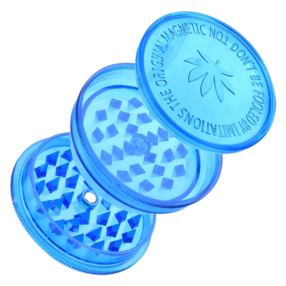 

Round Shape Herb Grinder Tobacco Spice Crusher 3 Layer Color Random Plastic Tobacco Grinder Smoking Accessories