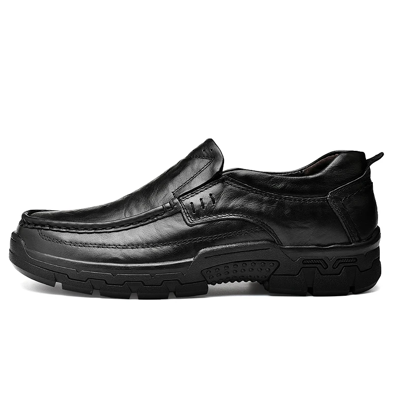Мужская повседневная обувь первый слой натуральной воловьей кожи мужская