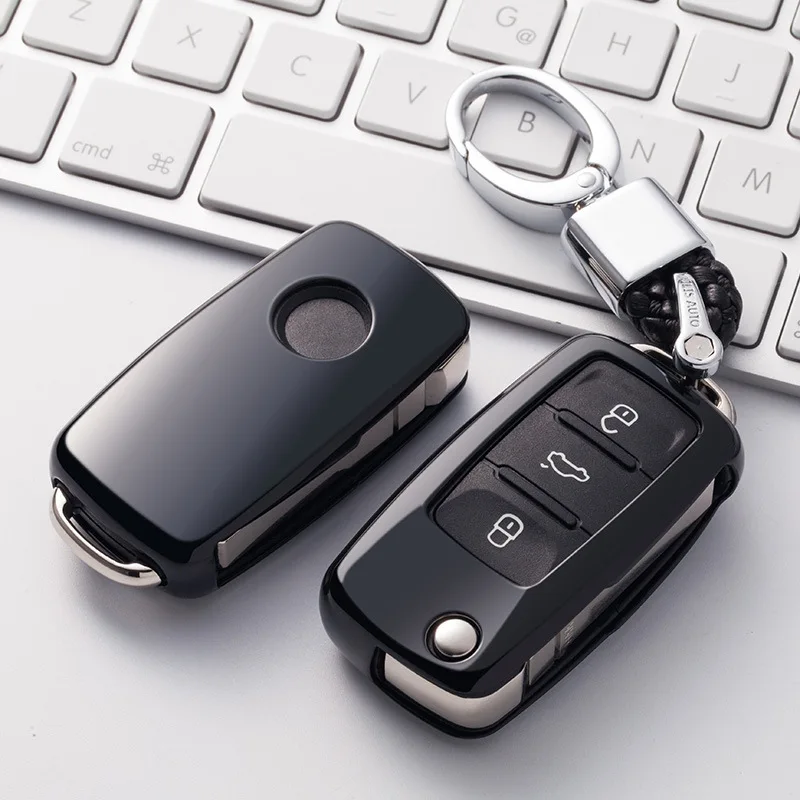 

TPU Shell Key Cover For Car Fob Cover Of A5 Convertible Key Case Buckle