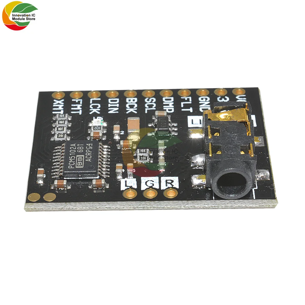 Для Raspberry Pi pHAT звуковая карта I2S IIC интерфейсный модуль PCM5102 плата с стереоразъемом