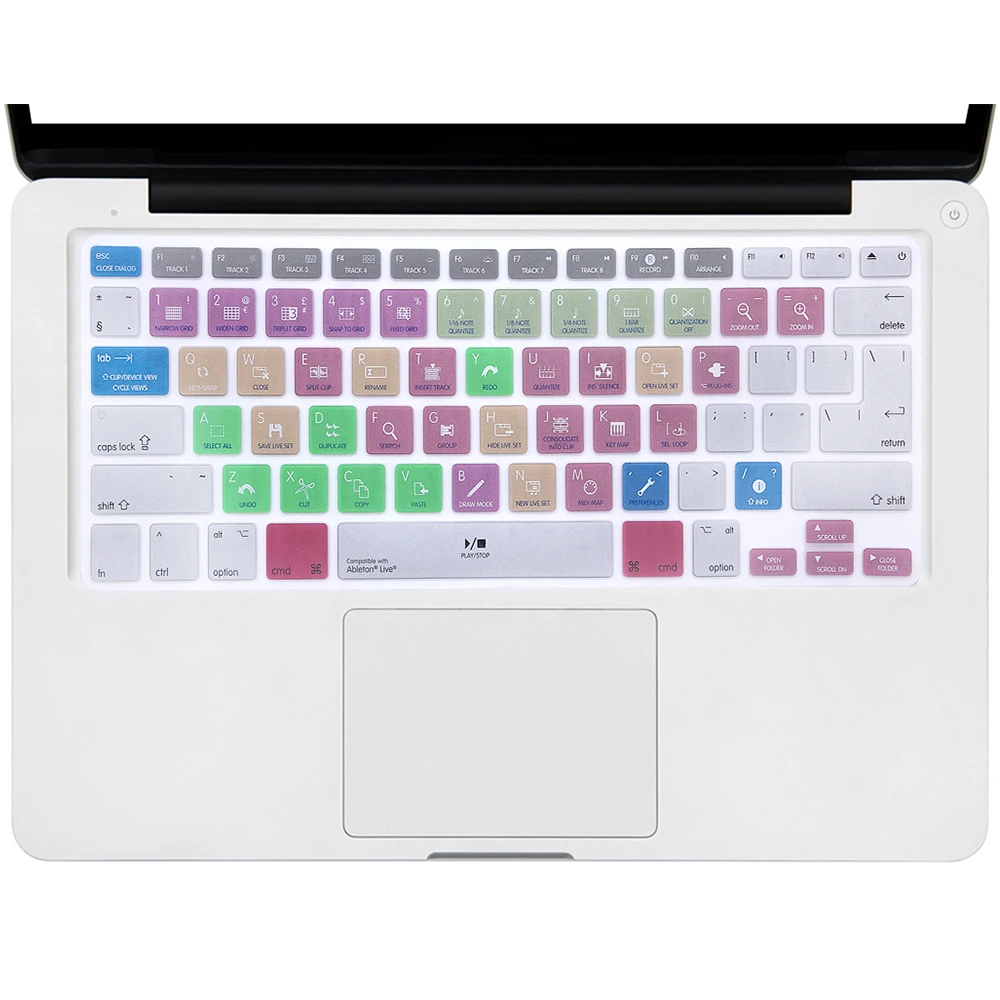 HRH premium Pro Final Cut Pro X AI PS ярлык клавиатуры кожаный чехол для Macbook Air Pro retina 13 15 17 США/ЕС раскладка оба - Цвет: Ableton Live