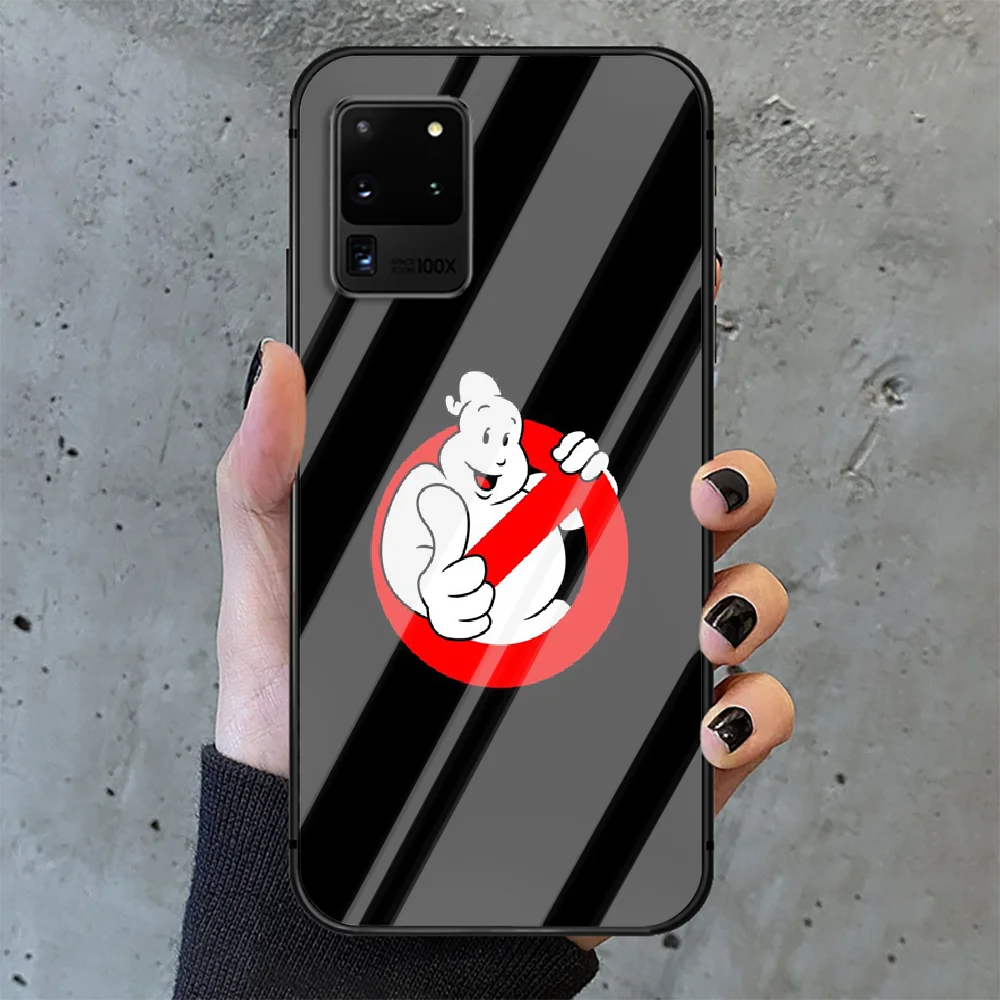 

Ghostbusters Phone Tempered Glass Case Cover For Samsung Galaxy S Note 5 6 9 10 10E 20 21 FE Plus Uitra Hot Soft Trend