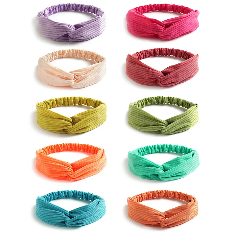 Новинка трикотажная Женская повязка на голову аксессуары для волос девушек