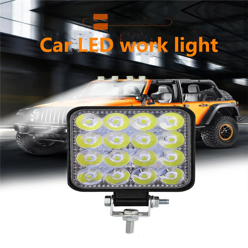 1 шт. мини 48 Вт 3030 16smd автомобильный Мотоцикл Внедорожный автомобиль 4x4 4WD для