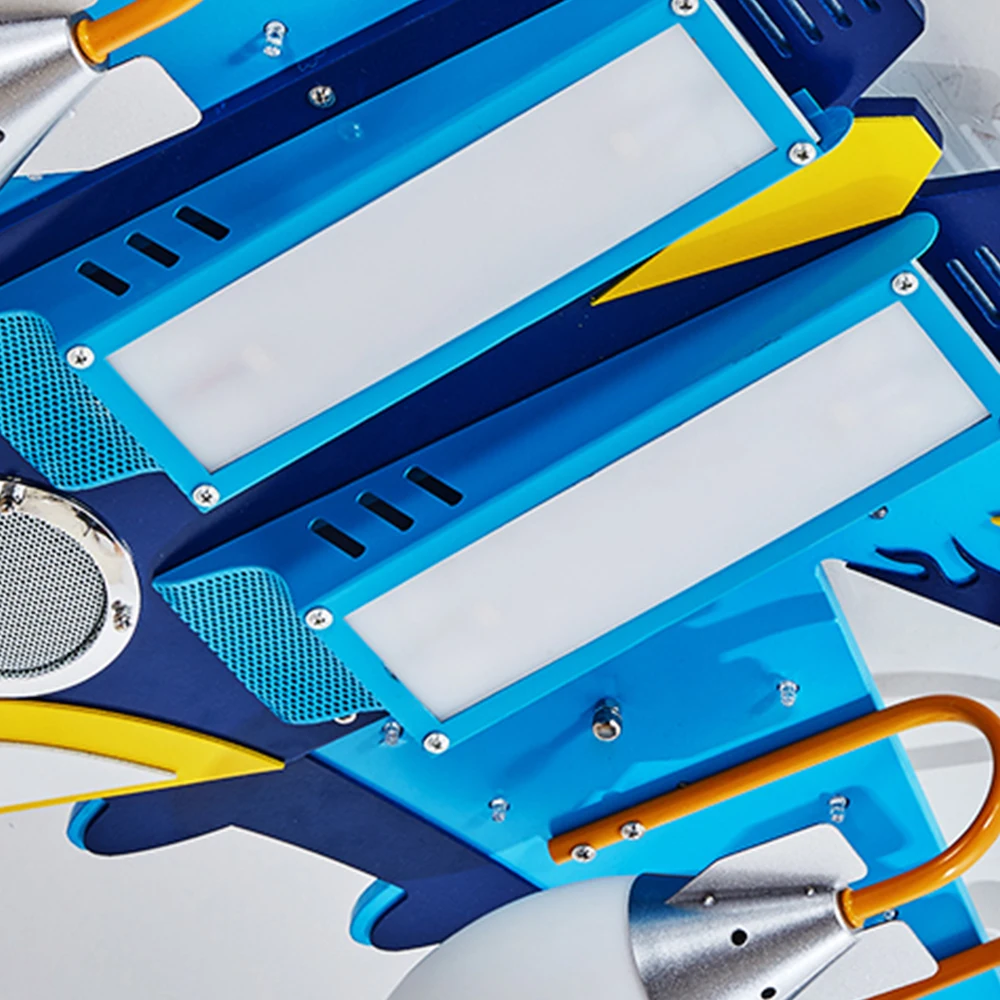 Музыкальная потолочная лампа Мультяшные авиационные светильники с