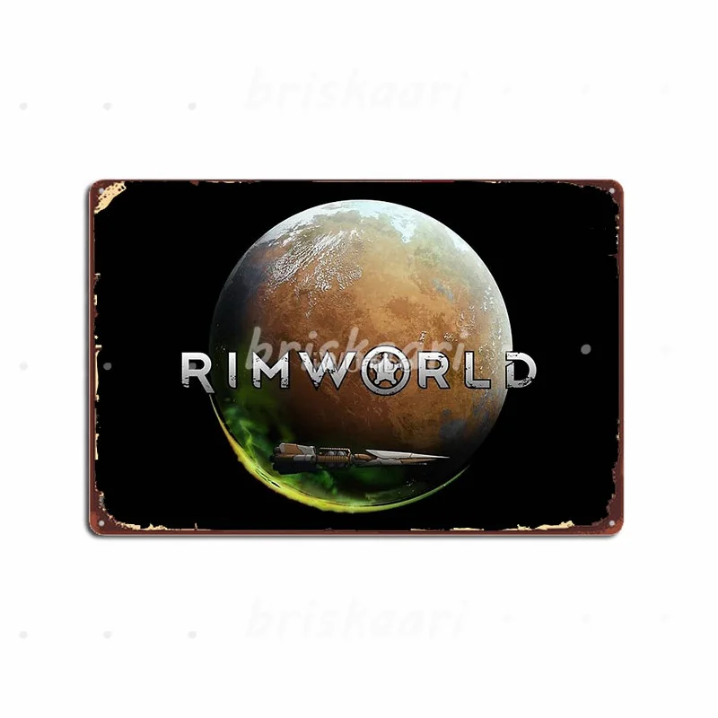 

Rimworld Planet Metal Signs Wall Plaque Classic Pub Garage Cinema Kitchen Metal Posters