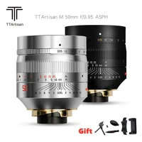 ttartisan profession 50mm f0 95 full fame cameras lens manual focus for leica m mount like leica m m m240 m3 m6 m7 m8 m9 m9p m10