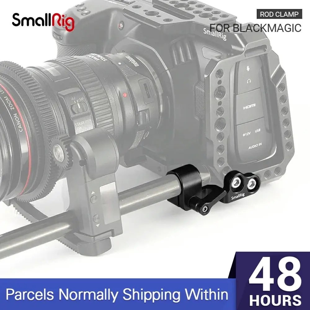 SmallRig 15 мм одиночный зажим для карманной кинокамеры Blackmagic Design BMPCC 4K Cage 2203/2255/2254