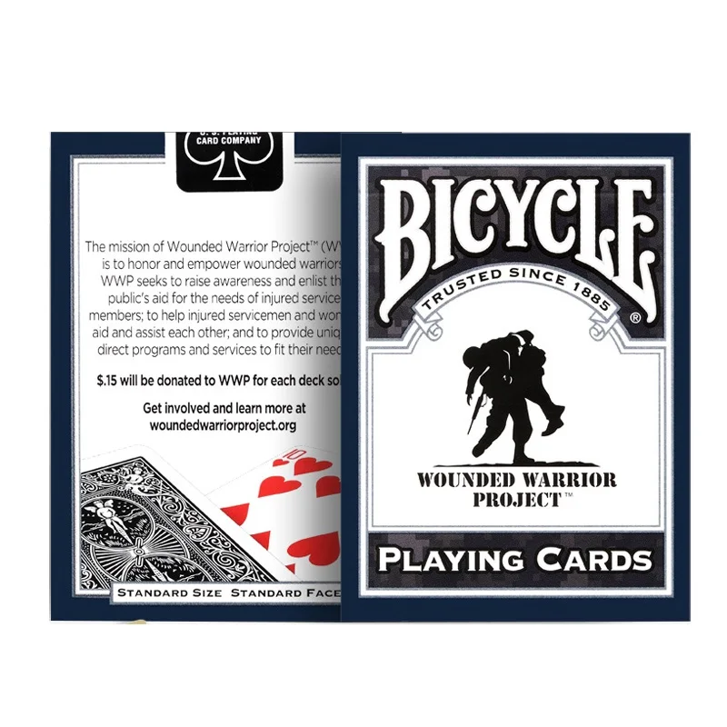 

Bicycle Wounded Warrior Playing Cards Veteran Army Navy Marines Deck Poker Size USPCC Magic Cards Magic Tricks Props