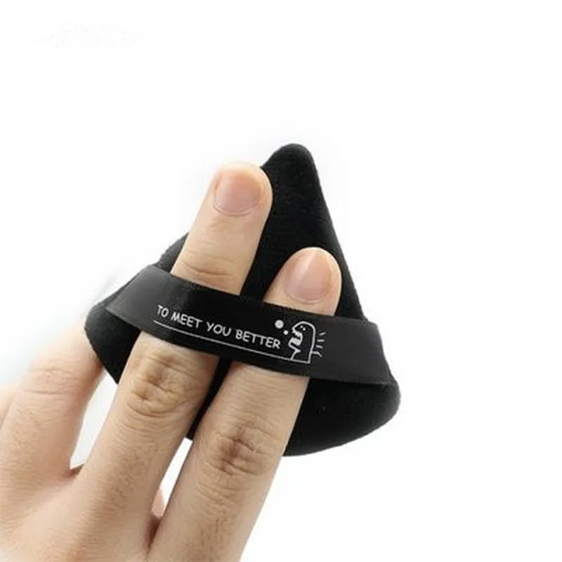 1 шт. Треугольники бархатный порошок косметические пуховки мини спонж для