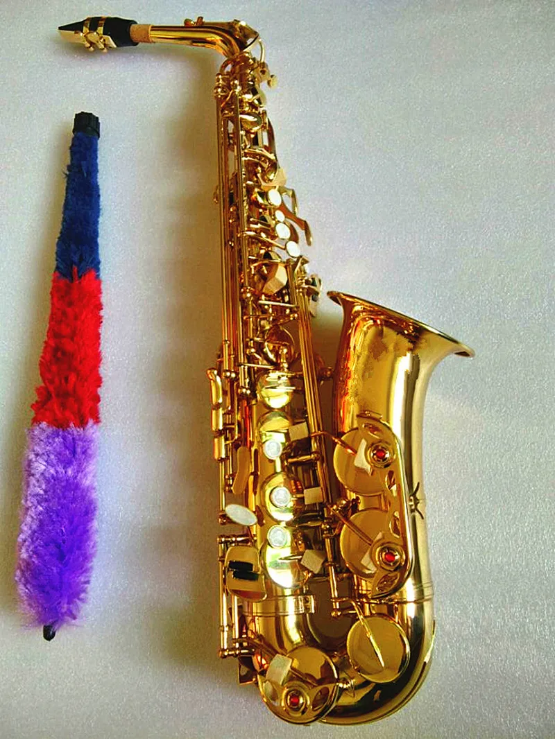 Альт-саксофон оптом-Горячая Распродажа альт-саксофон Eb Golden Sax профессиональные