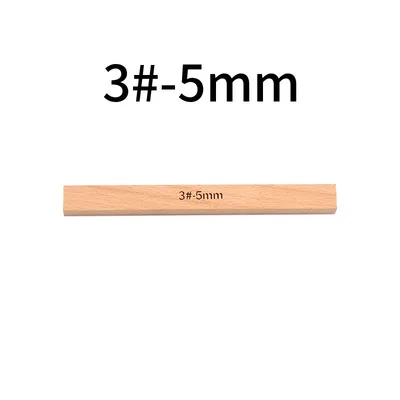 no3 Pitch 5mm Буковое Дерево Швейные аксессуары для DIY кожа 3#5# молния установка установщик кошелек Fix DIY инструмент ремонт - Цвет: no3 Pitch 5mm