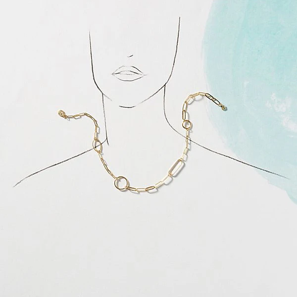 Прямая доставка массивная цепочка чоркер ожерелье женское панк хип-хоп Роло