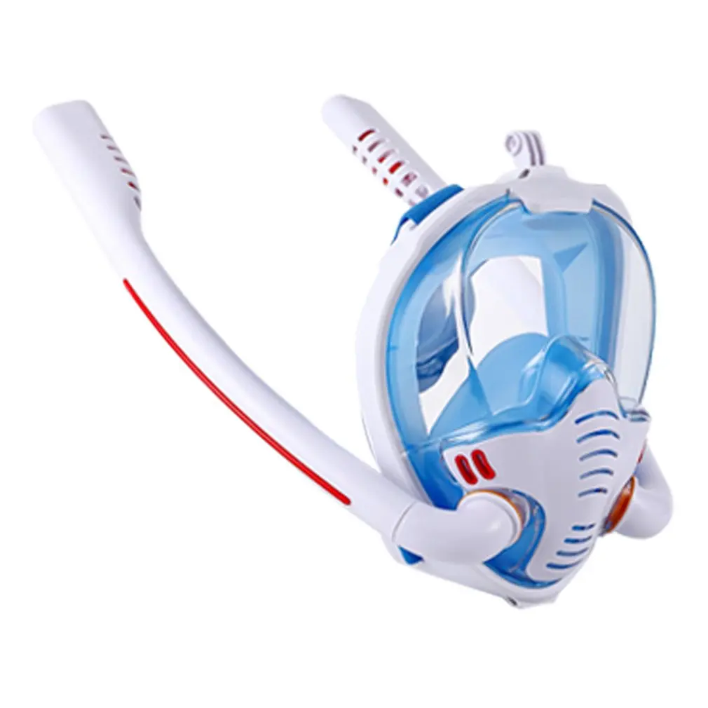 

Nieuwe Volwassen Mannen Vrouwen Zwemmen Masker Dubbele Beademingsbuis Siliconen Vol Droge Snorkelen Duiken Bril Apparatuur