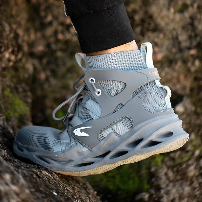 

2021 New Work Safety Boots For Men Safety Shoes Indestructible Safety Shoes Men Work Sneakers Male Steel Toe Shoes Industrial