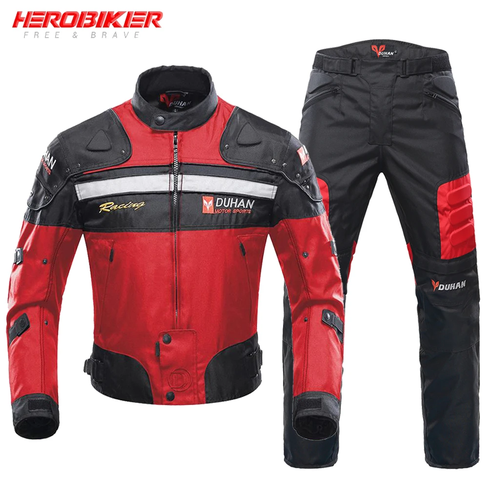 

Куртка мотоциклетная Herobiker Мужская, защитный костюм для мотокросса, со съемной подкладкой, Всесезонная одежда для велоспорта