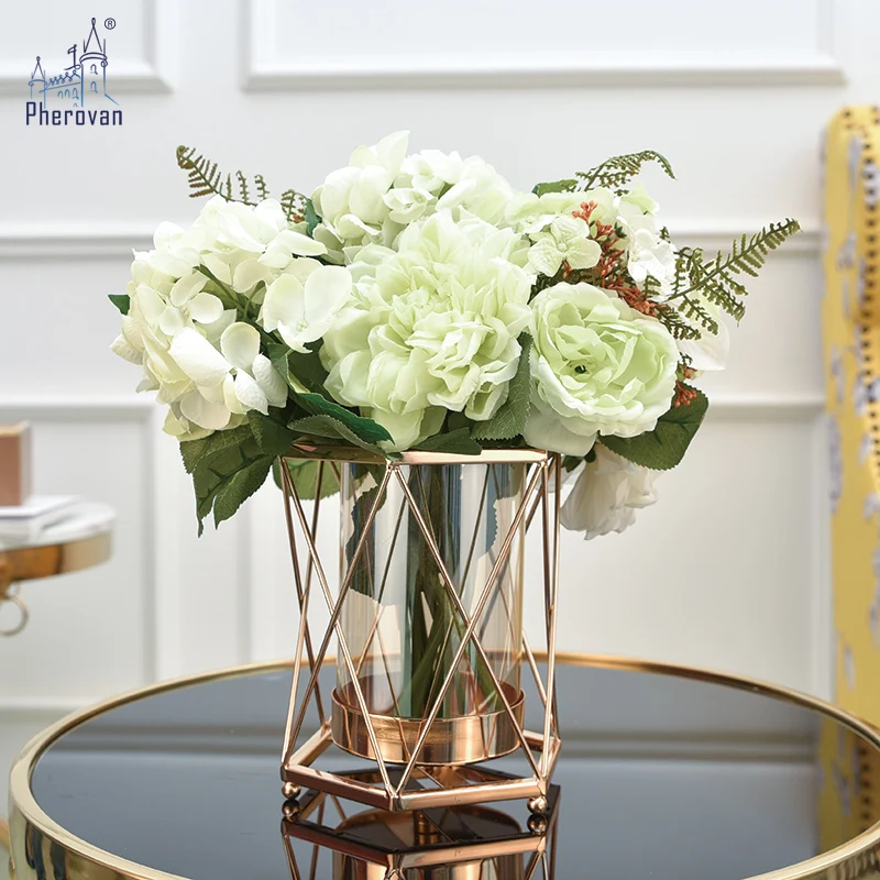 Модный геометрический Железный Подсвечник настенный подсвечник орнамент бра