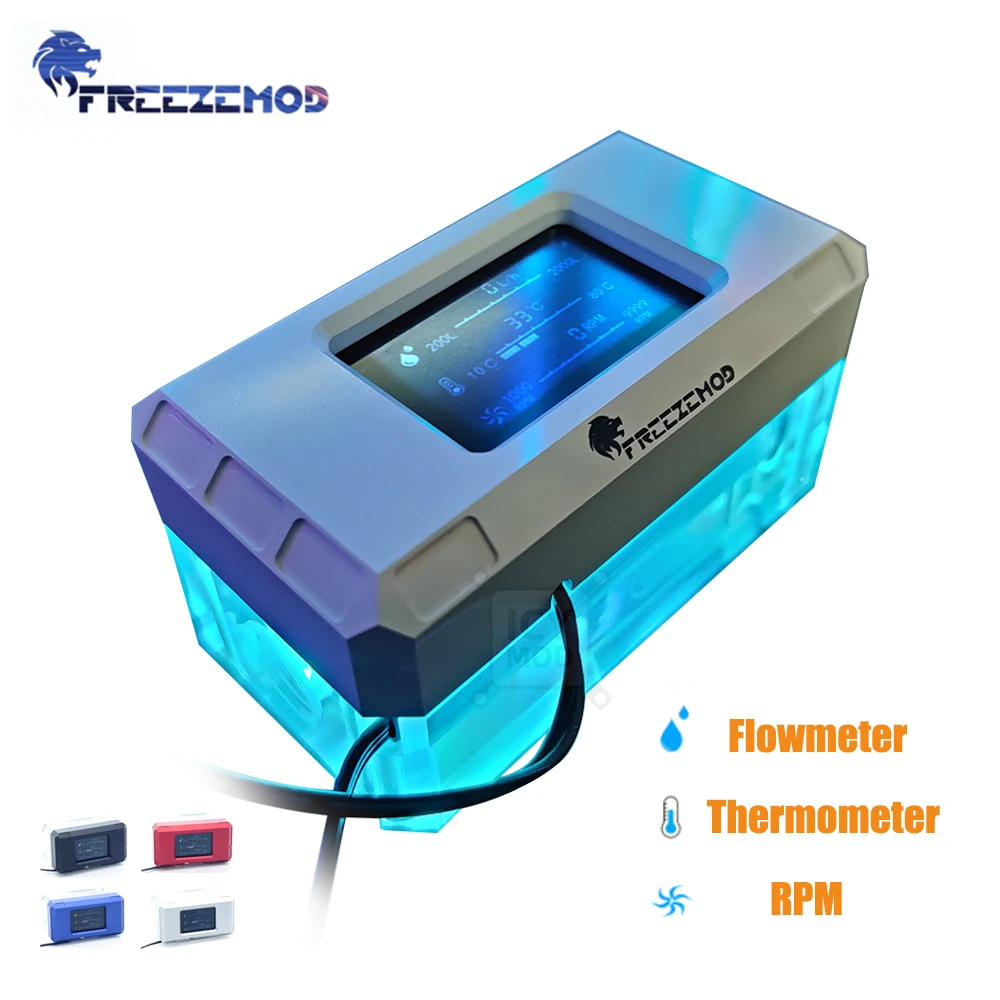 Расходомер для воды FREEZEMOD многофункциональный латунный термометр с функцией