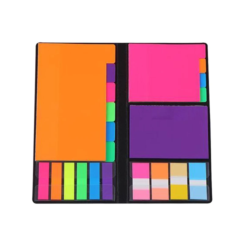 

370 Sheets Sticky Notes Set Reusable Waterproof PET Sticky Notes Pads Easy to Post Erasable for Office School