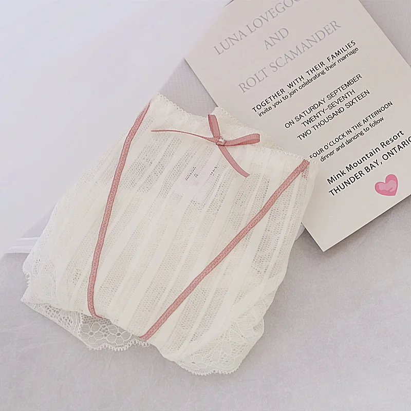 Сексуальные милые кружевные трусики женские микро прозрачные дамское хлопковое