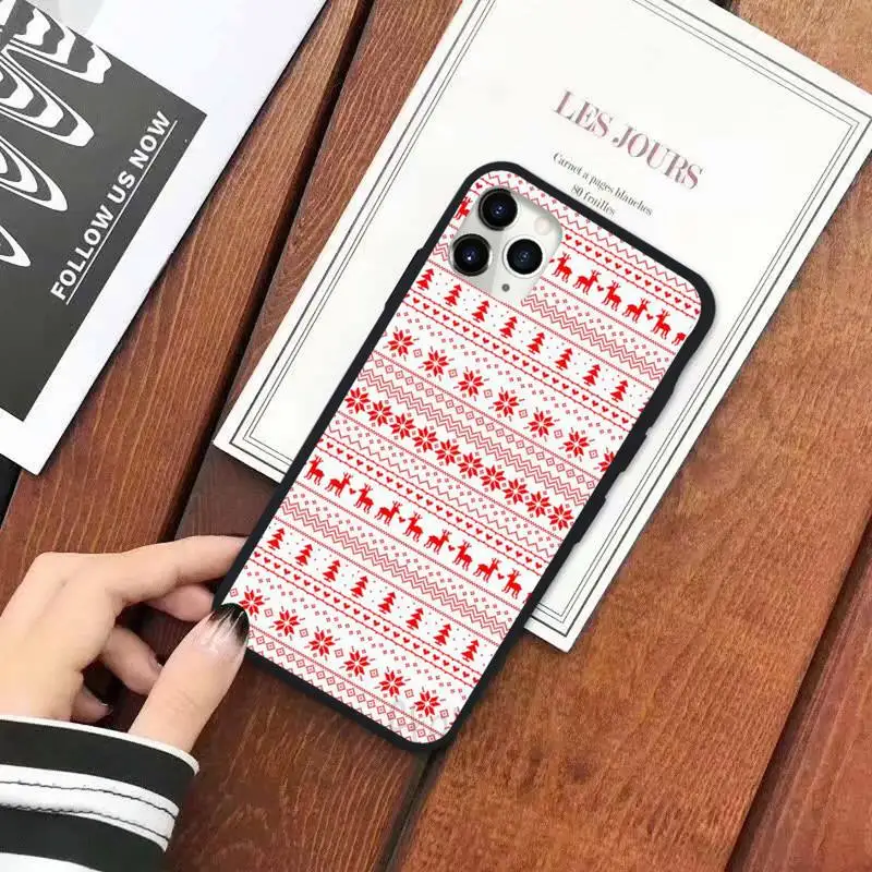 

Marry Christmas New Year Deer Phone Case for iPhone 11 12 pro XS MAX 8 7 6 6S Plus X 5S SE 2020 XR