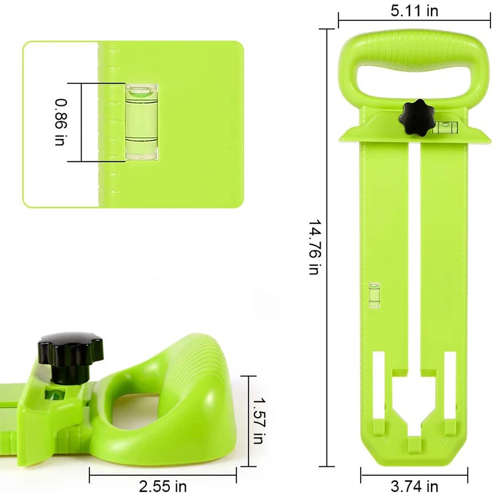 Зеленый Пластик Многофункциональный уровня устанавливаемый на крыше автомобиля