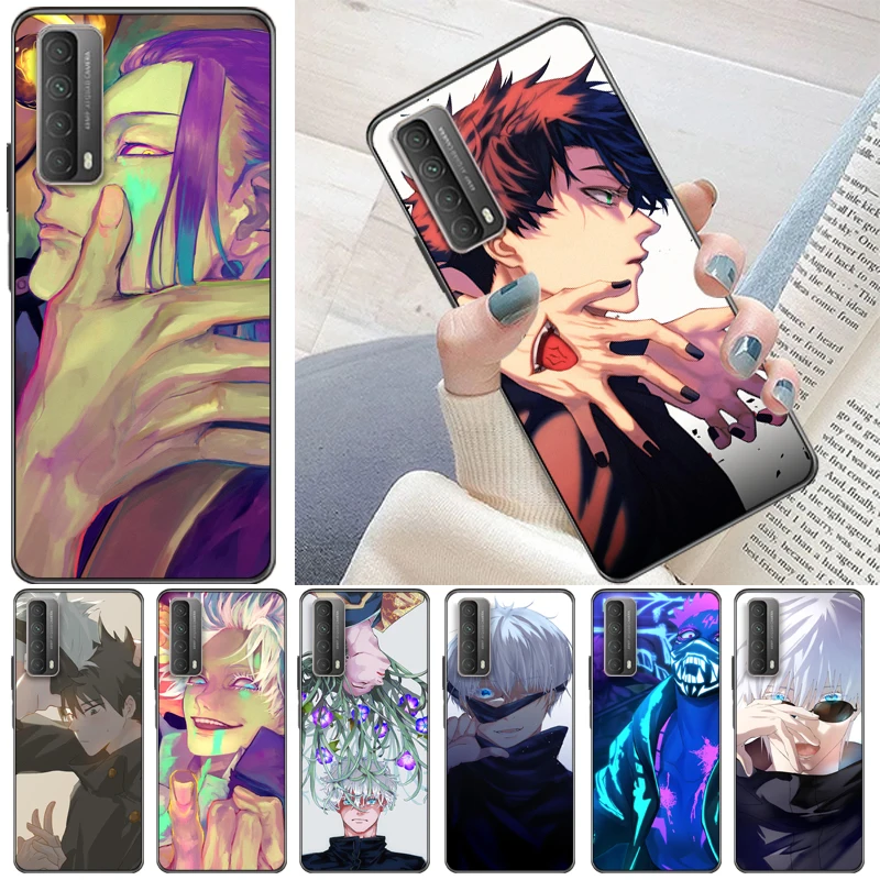 

Jujutsu Kaisen Satoru Gojo Sukuna Yuji Itadori Fushiguro Megumi Phone Case For Huawei P Smart Z 2019 2021 Funda Coque