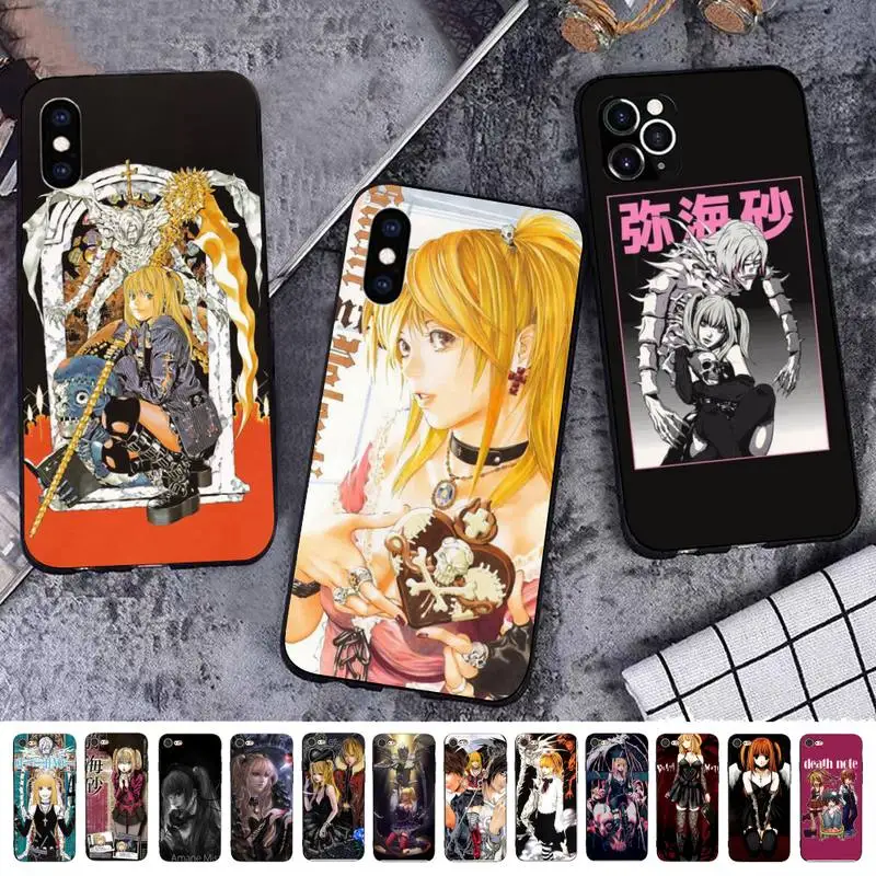 

Babaite Rem and Misa Death Note Anime Phone Case for iPhone 11 12 13 mini pro XS MAX 8 7 6 6S Plus X 5S SE 2020 XR case