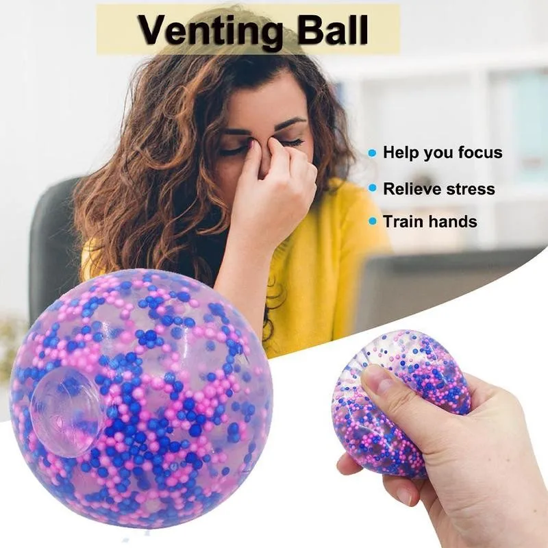 Bola de descompresi&oacute;n para aliviar el estr&eacute;s para ni&ntilde;os y adultos, juguete de simulaci&oacute;n con forma de bola de uva-4