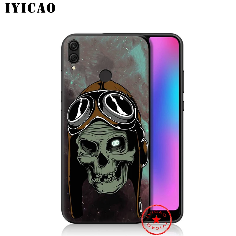 IYICAO Grim Reaper Skull Soft Case for Huawei Honor 20 10 9X 9 8C 8X 8 7X 7C 7A 6A Nova 5i 4 3i 2 2i Lite Pro View Note |