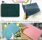 Матовый розовый и синий чехол для Huawei Matebook D14 D15 2021, Жесткий Чехол для ноутбука, защитный чехол для Huawei Matebook 13 14 X Pro