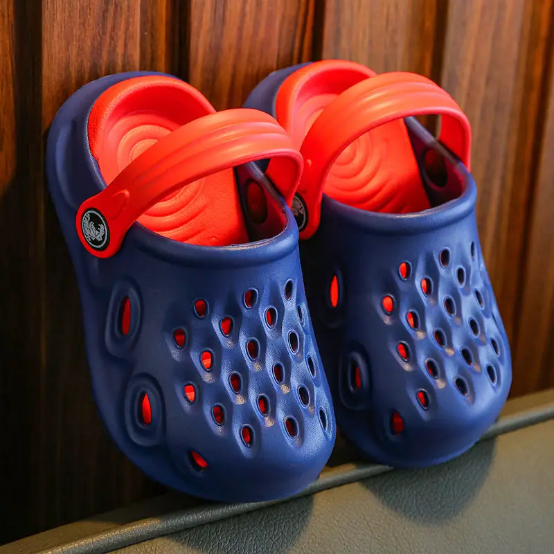 

Toddler croc sandals child casual summer shoes boys comfy breathable cro shoes kids sandals 2021 fashion