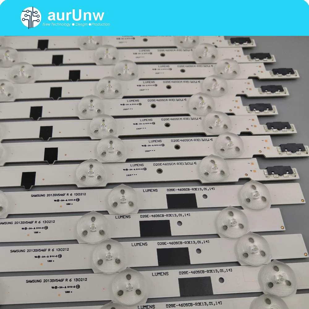 

100% Новый 16 шт./комплект светодиодный полоски для samsung 46 ТВ UN46F6400 UE46F6510SB UN46F6800AF HG46NB678FF CY HF460BGLV1V D2GE 460SCA R3